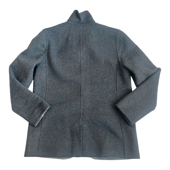 J. Crew Light Gray Leighton blazer-jacket in double-faced blend - Picture 3 of 7
